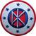 Кръпка / значка Dead Kennedys Logo & Stars Кръпка за пришиване