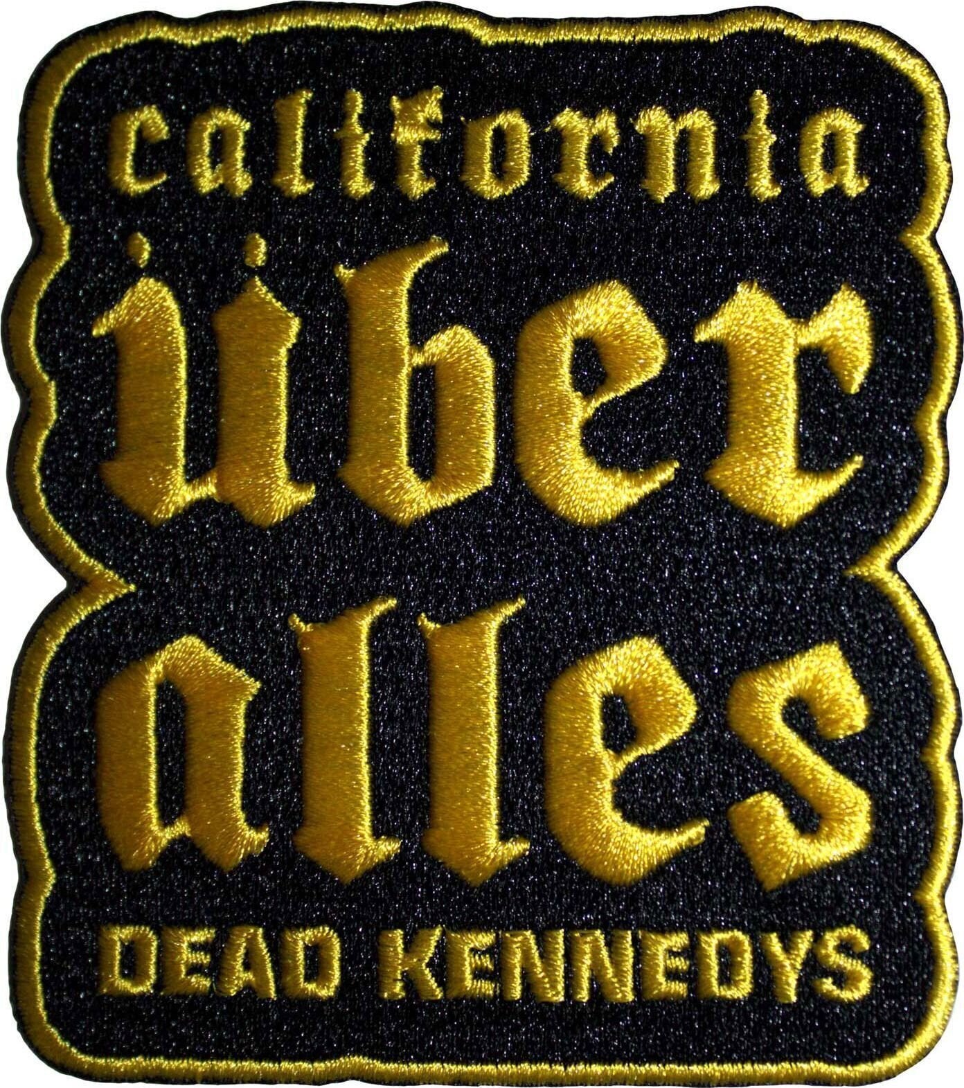 Aufnäher / Abzeichen Dead Kennedys California Uber Alles Yellow Aufnäher zum Aufnähen