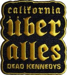 Aufnäher / Abzeichen Dead Kennedys California Uber Alles Yellow Aufnäher zum Aufnähen