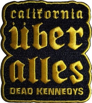 Aufnäher / Abzeichen Dead Kennedys California Uber Alles Yellow Aufnäher zum Aufnähen - 1