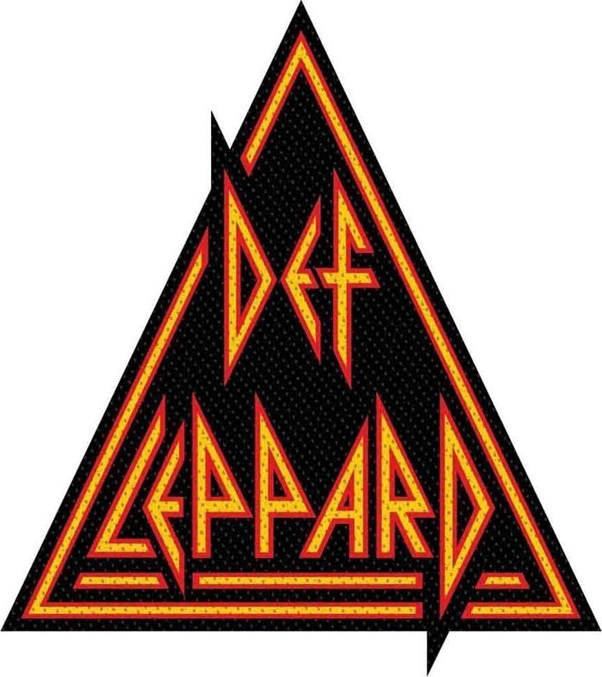 Aufnäher / Abzeichen Def Leppard Logo Cut Out Aufnäher zum Aufnähen