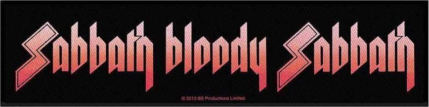 Patch / Badge Black Sabbath Sabbath Bloody Sabbath (Retail Pack) Sy-på patch 200 x 50 mm