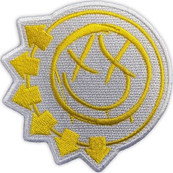 Plaaster / märk Blink-182 Yellow Six-Arrow Smile Õmmeldav plaaster 7,2 x 7,5 cm - 1