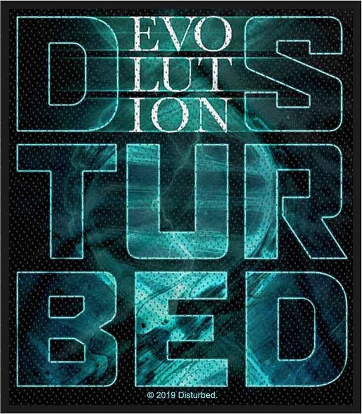 Nášivka / Odznak Disturbed Distracked Nášivka 100 x 100 mm