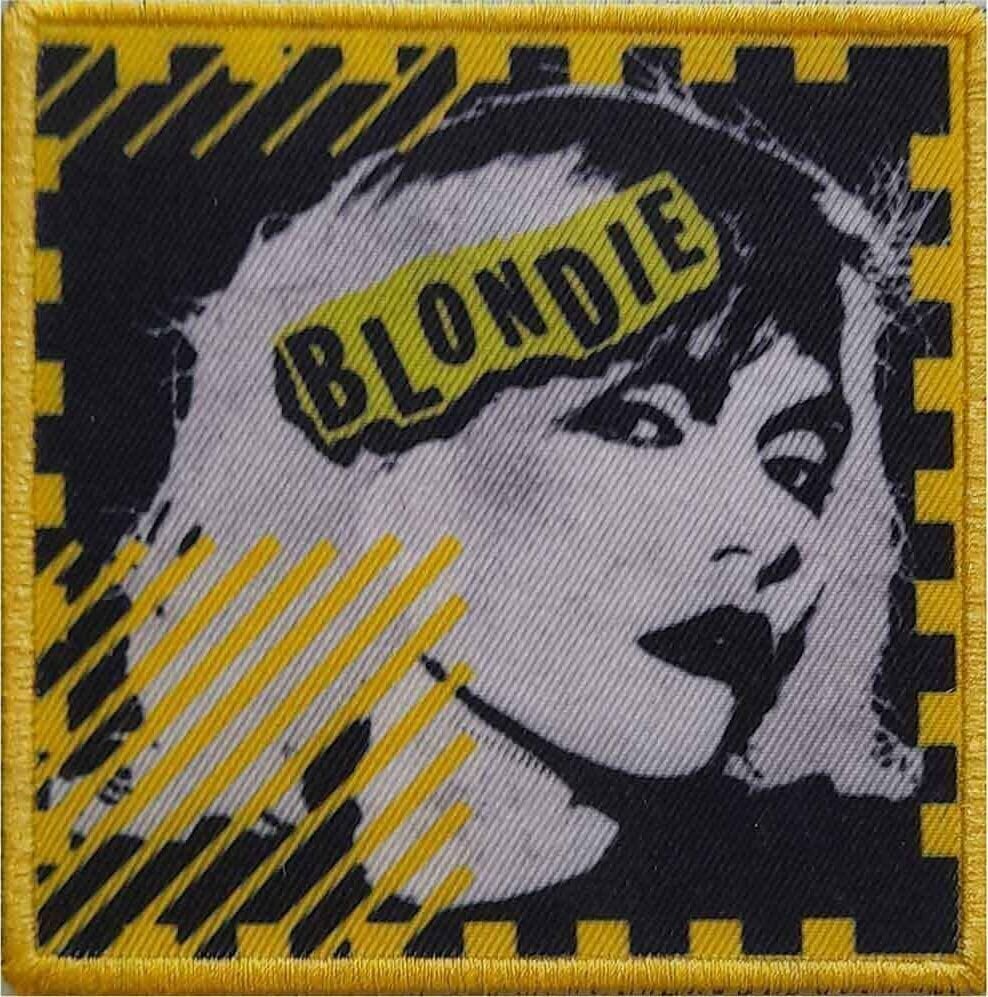 Patch / Badge Blondie Punk Logo Mono Sy-på-lapp