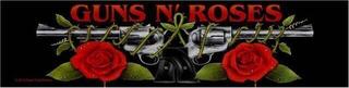 Patch / Badge Guns N' Roses Logo/Roses (Retail Pack) Opnaaipatch 200 x 50 mm