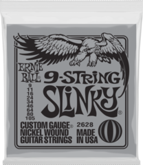 Snaren voor elektrische gitaar Ernie Ball 2628 Slinky 9 String Snaren voor elektrische gitaar