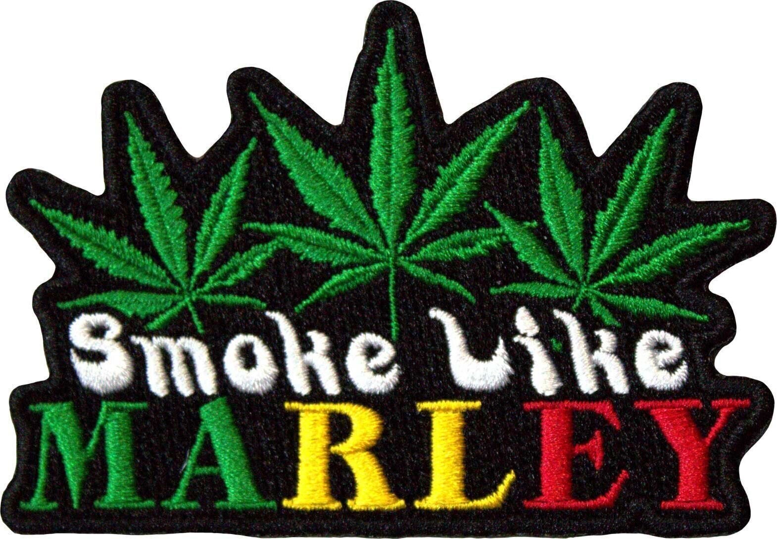 Patch / Badge Bob Marley Smoke Like Sy-på-lapp
