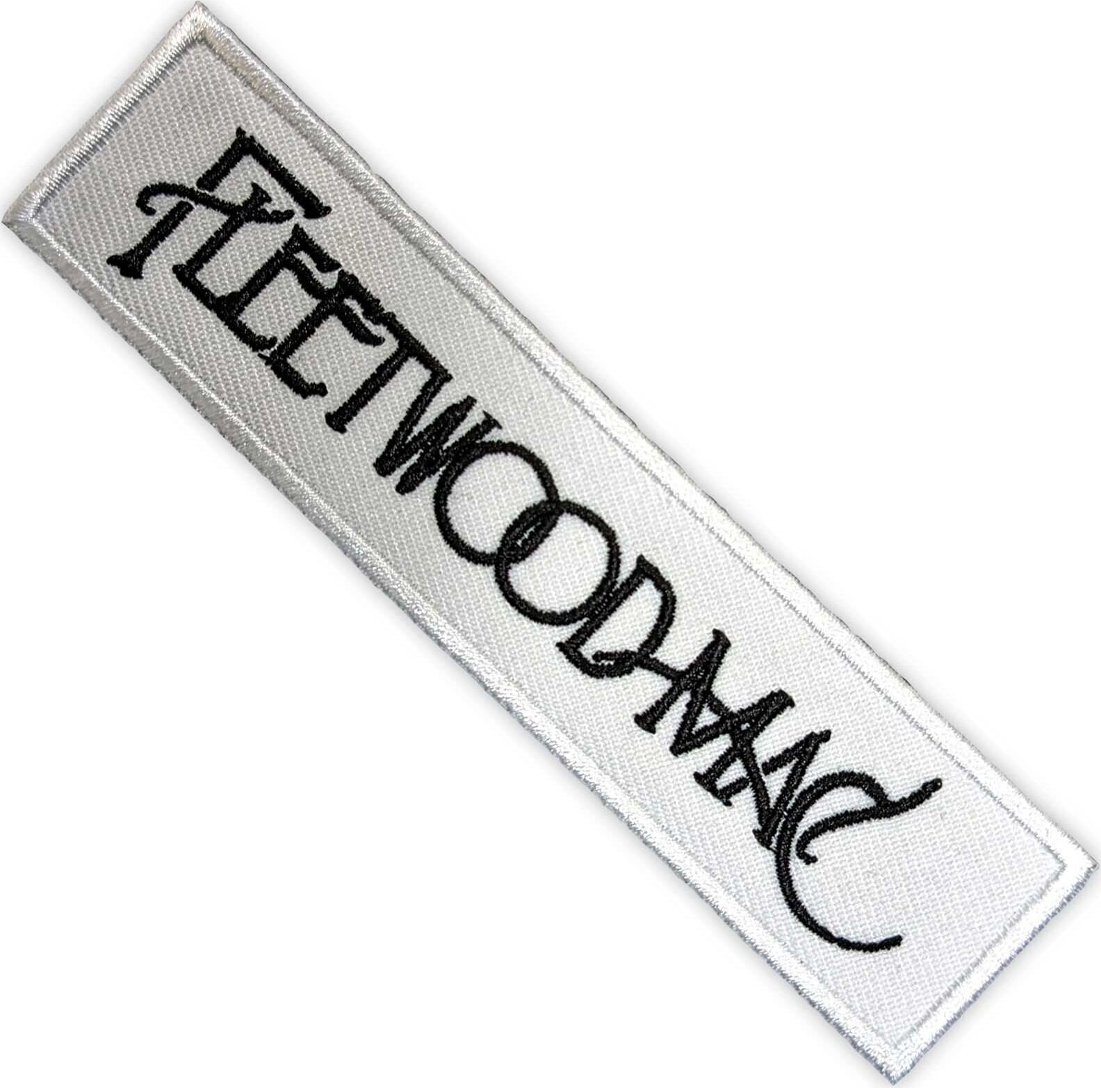 Кръпка / значка Fleetwood Mac Text Logo Кръпка за пришиване 11,5 x 2,8 cm