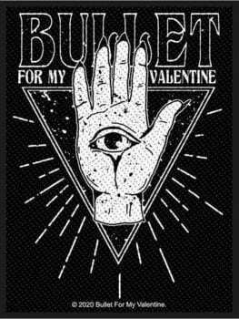 Patch / merkki Bullet For My Valentine All Seeing Eye Sew-On Patch 100 x 50 mm - 1