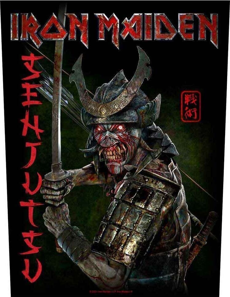 Закрпа / Значка Iron Maiden Senjutsu Закрпа за шивање 36 x 30 cm