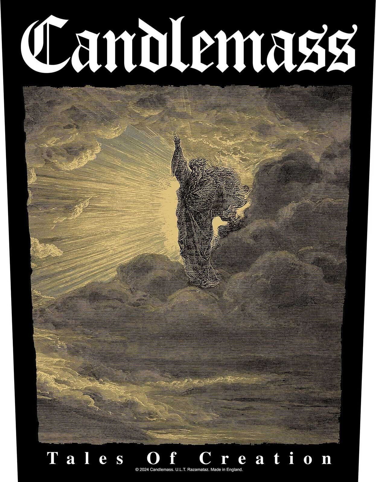 Кръпка / значка Candlemass Tales Of Creation Кръпка за пришиване 36 x 30 cm