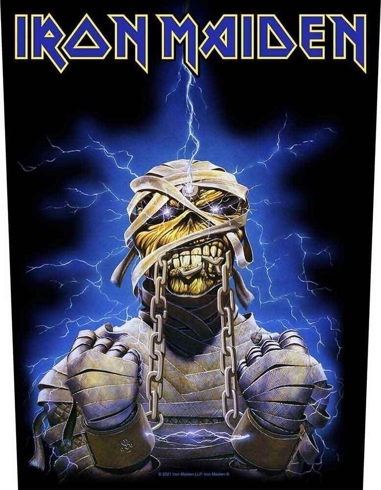 Oznaka / značka Iron Maiden Powerslave Eddie Zakrpa za šivanje 36 x 30 cm