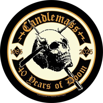 Patch / Badge Candlemass 40 Years Of Doom Patch à coudre - 1