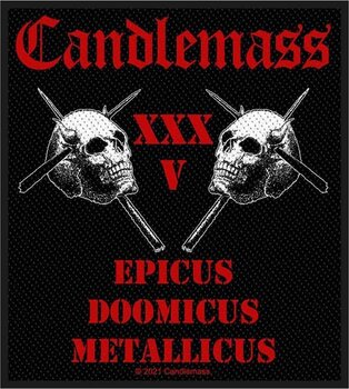 Patch / Badge Candlemass Epicus 35th Anniversary Patch à coudre 100 x 100 mm - 1