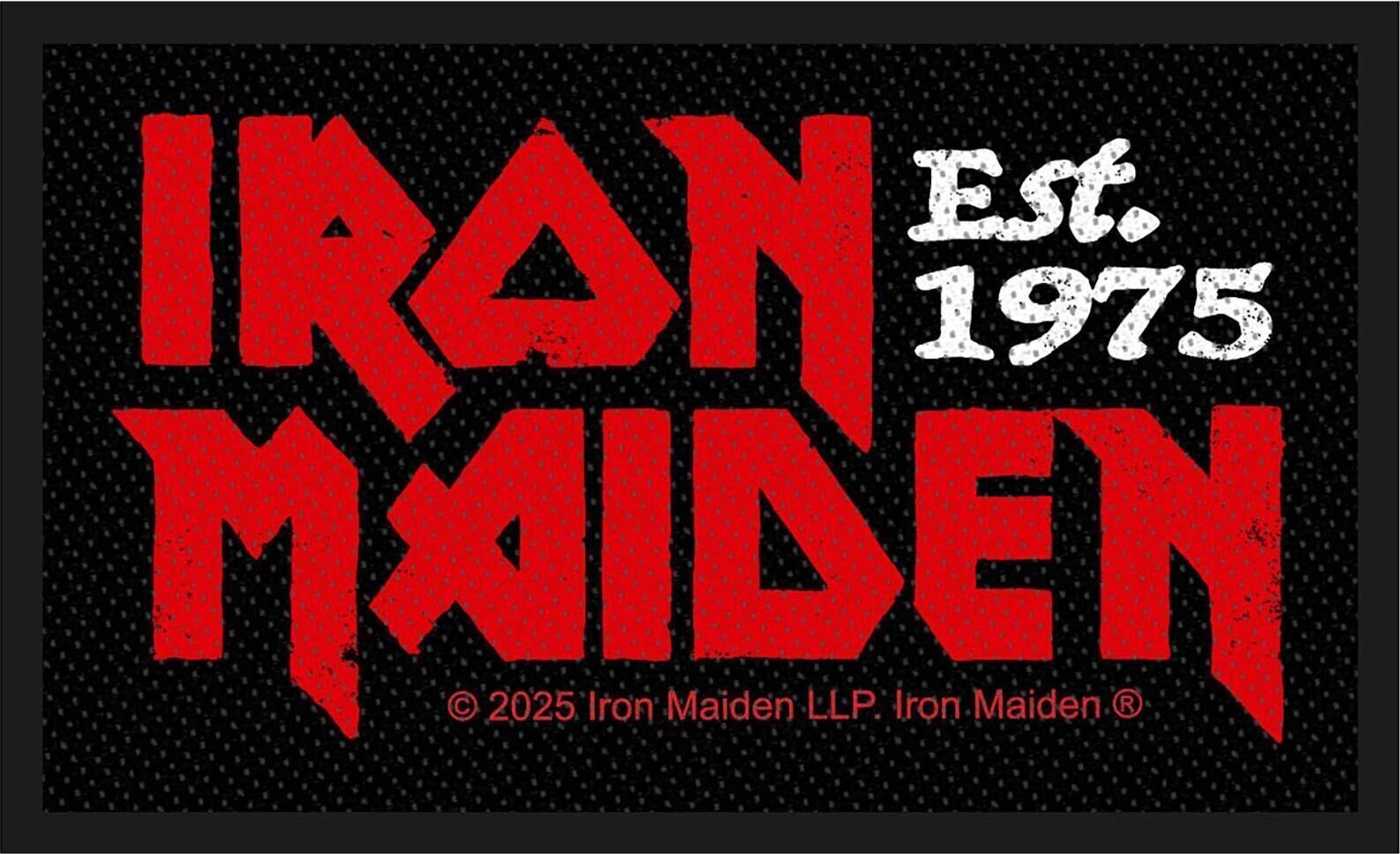 Aufnäher / Abzeichen Iron Maiden Est 1975 Aufnäher zum Aufnähen
