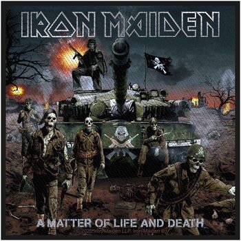 Oznaka / značka Iron Maiden Matter Of Life And Death 2020 (Retail Pack) Zakrpa za šivanje 100 x 100 mm - 1