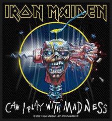 Oznaka / značka Iron Maiden Can I Play With Madness (Retail Pack) Zakrpa za šivanje 100 x 100 mm
