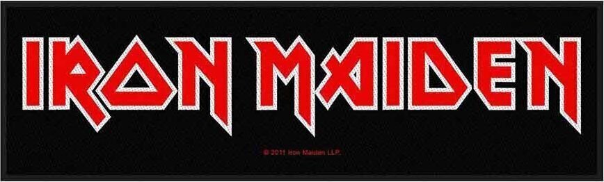Aufnäher / Abzeichen Iron Maiden Logo (Retail Pack) Aufnäher zum Aufnähen 200 x 50 mm