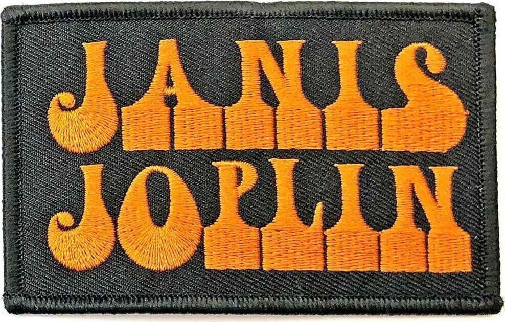 Petice / Insigna Janis Joplin Logo Petic cusut