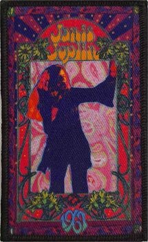 Patch / Distintivo Janis Joplin Floral Flame Patch de costura 100 x 60 mm - 1