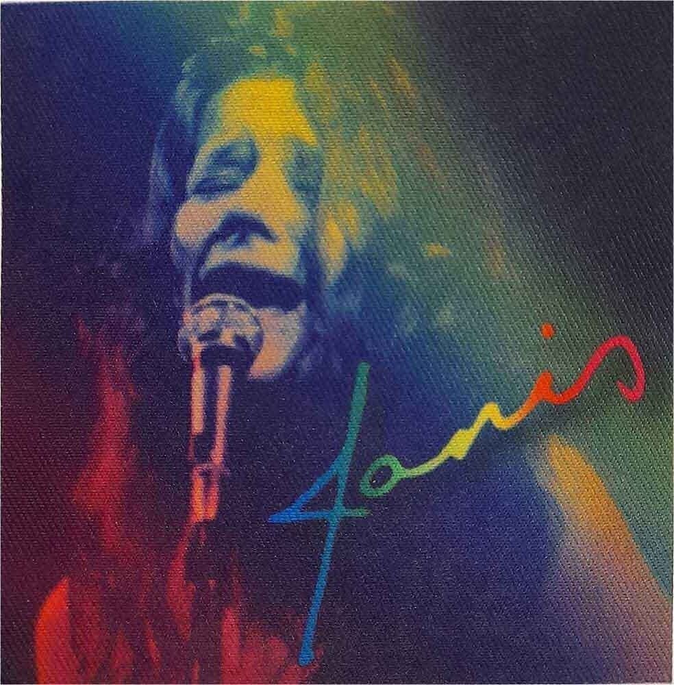 Petice / Insigna Janis Joplin Rainbow Petic cusut 95 x 95 mm