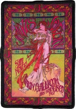 Patch / Distintivo Janis Joplin Avalon Ballroom Patch de costura - 1