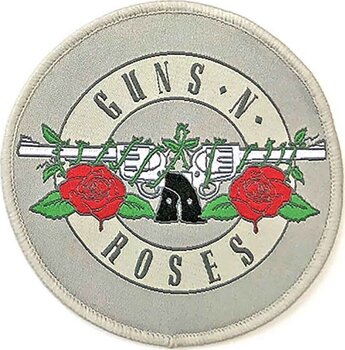 Patch / Σήμα Guns N' Roses Silver Circle Logo Sew-On Patch - 1