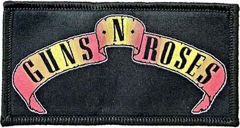 Patch / Badge Guns N' Roses Scroll Logo Opnaaipatch - 1