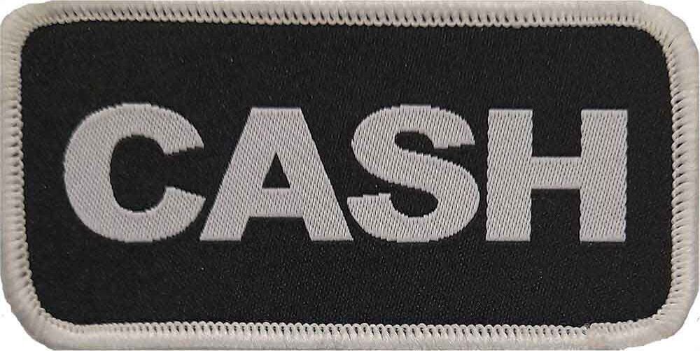 Oznaka / značka Johnny Cash Cash Zakrpa za šivanje 76 x 40 mm