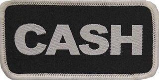 Patch / Badge Johnny Cash Cash Opnaaipatch 76 x 40 mm