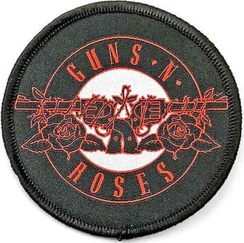 Patch / Σήμα Guns N' Roses Red Circle Logo Sew-On Patch