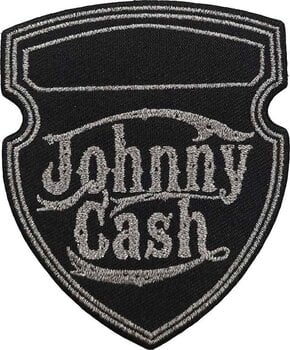 Nášivka / Odznak Johnny Cash Metallic Shield Nášivka 76 x 92 mm - 1