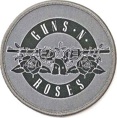 Patch / Σήμα Guns N' Roses White Circle Logo Sew-On Patch