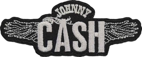 Oznaka / značka Johnny Cash Wings Zakrpa za šivanje 100 x 34 mm - 1