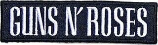 Patch / Badge Guns N' Roses Text Logo Opnaaipatch