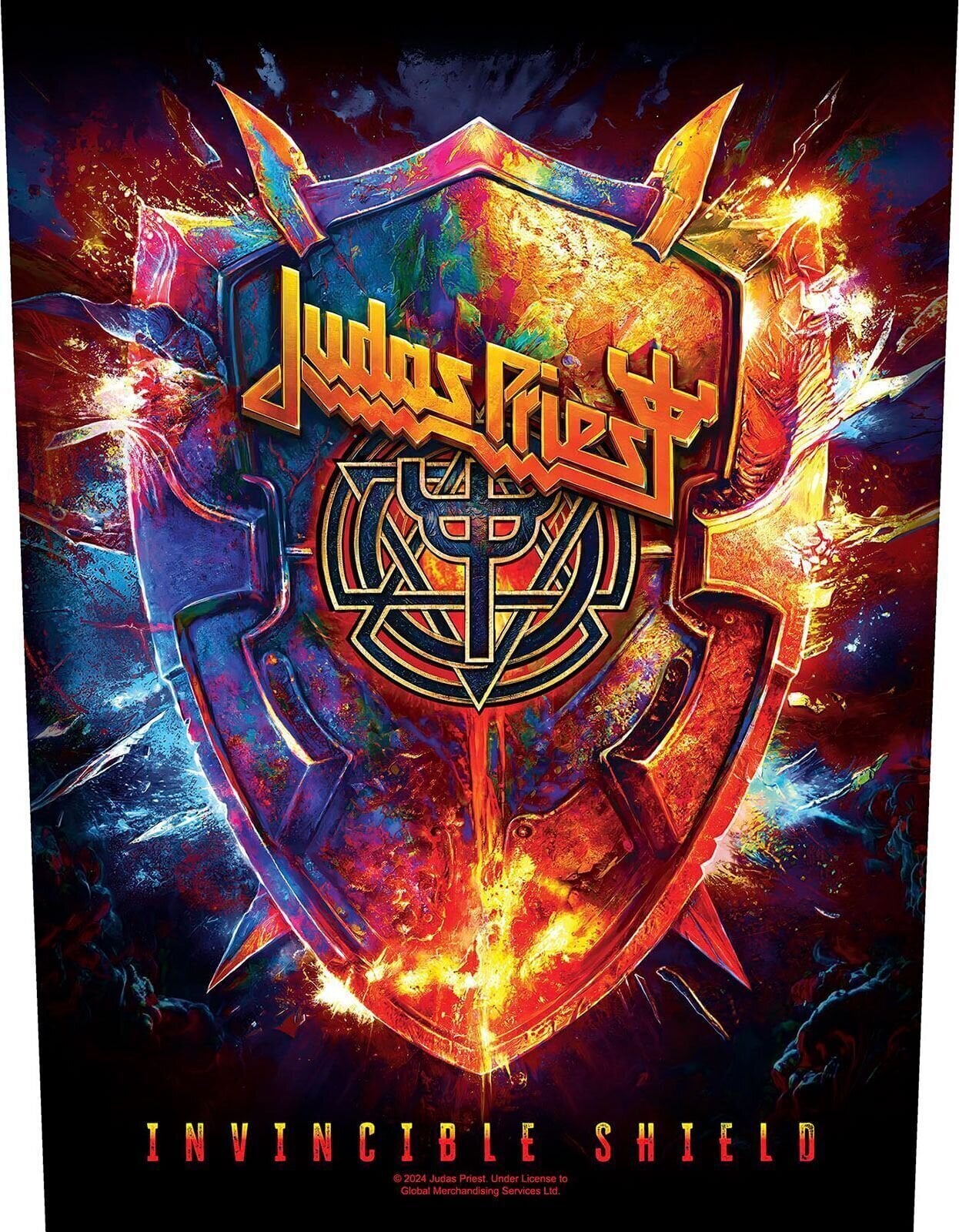 Patch / Badge Judas Priest Invincible Shield Sy-på patch