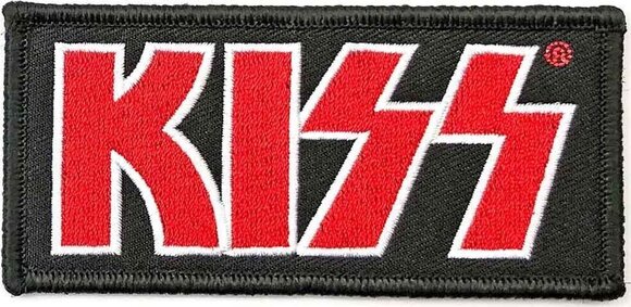 Oznaka / značka Kiss Red Logo Zakrpa za šivanje - 1