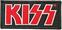 Oznaka / značka Kiss Red Logo Zakrpa za šivanje