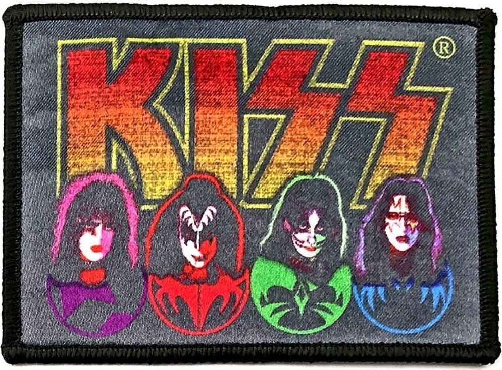 Закрпа / Значка Kiss Faces & Icons Закрпа за шивање