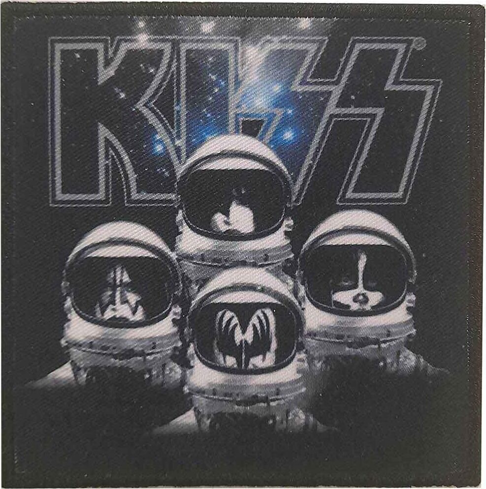 Patch / Badge Kiss Astronauts Sy-på patch 90 x 90 mm