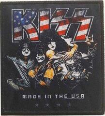 Patch / Badge Kiss Made In The USA Sy-på patch 100 x 90 mm