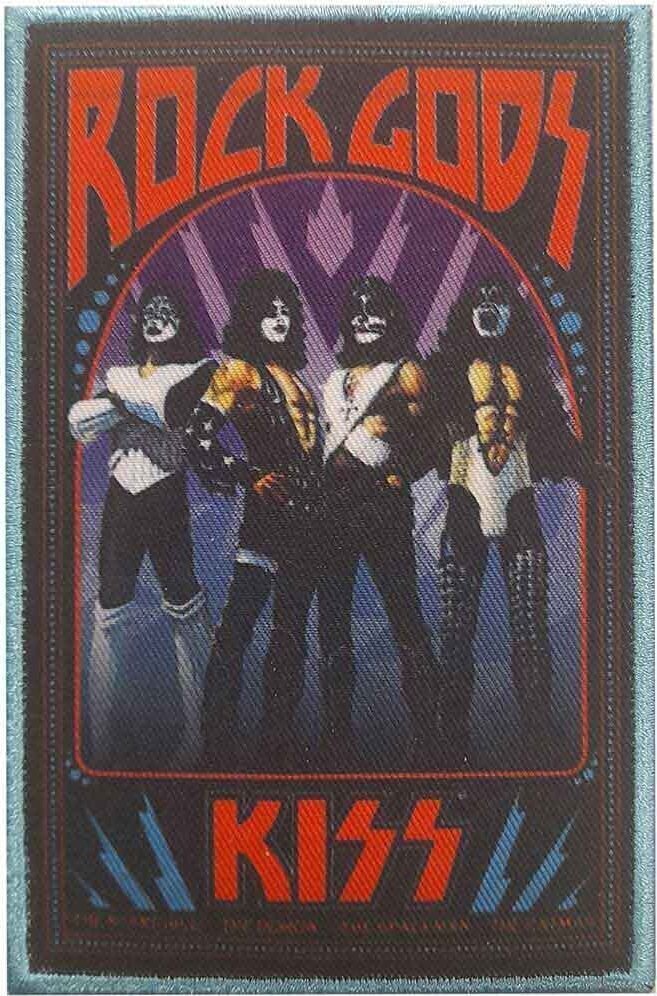 Закрпа / Значка Kiss Rock Gods Закрпа за шивање 100 x 70 mm