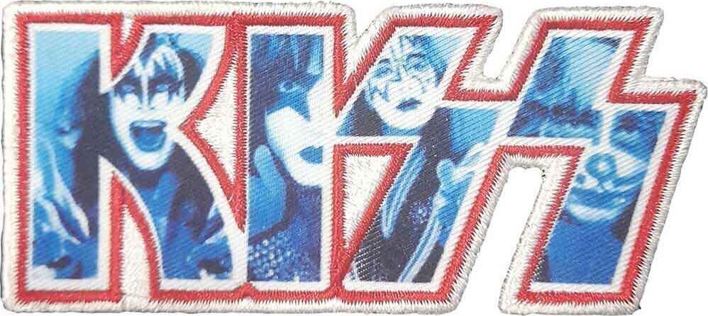 Patch / Badge Kiss Infill Logo Sy-på patch 45 x 95 mm