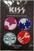 Toppa / Distintivo Kiss 4 x Mini Icons Toppa da cucire 40 x 40 mm
