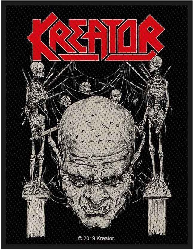 Patch / Jelvény Kreator Skull & Skeletons (Retail Pack) Felvarrható tapasz 100 x 50 mm