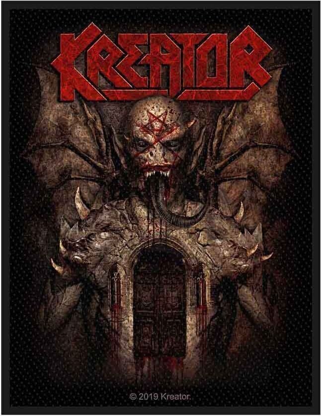 Patch / Badge Kreator Gods of Violence (Retail Pack) Sy-på-lapp 100 x 50 mm