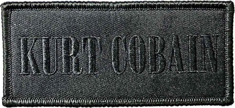 Plaaster / märk Kurt Cobain Logo Õmmeldav plaaster