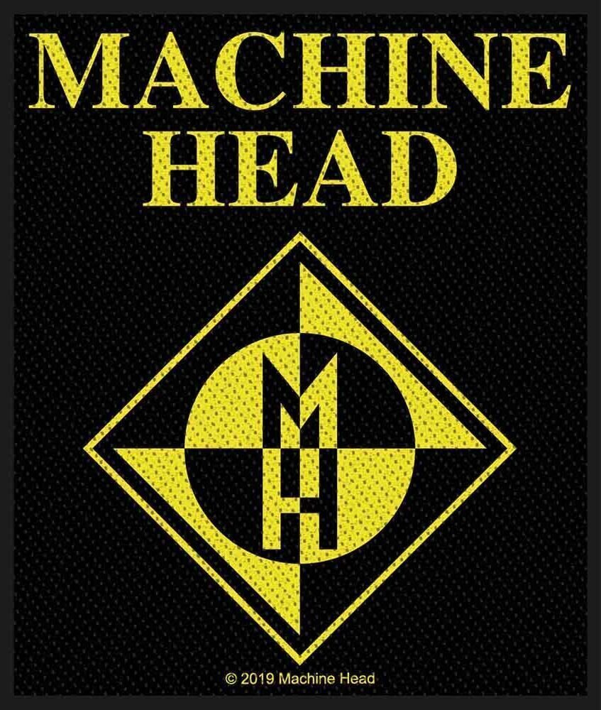 Patch / Distintivo Machine Head Diamond Logo Patch de costura 100 x 50 mm