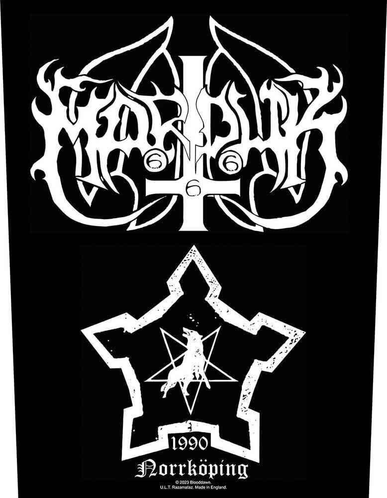 Petice / Insigna Marduk Norrkoping Petic cusut 36 x 30 cm